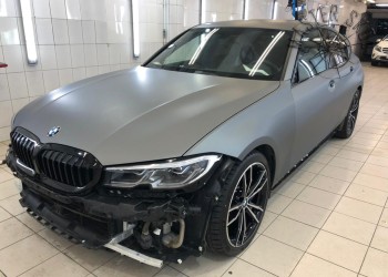 BMW оклейка защитной пленки BMW оклейка защитной пленки Вавилова