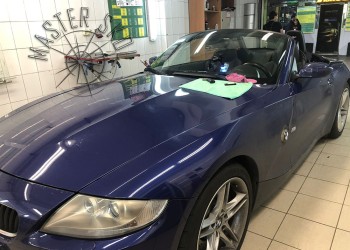 BMW cupe ремонт лобового стекла в Москве